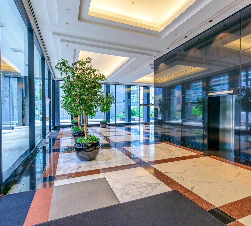 commercial lobby